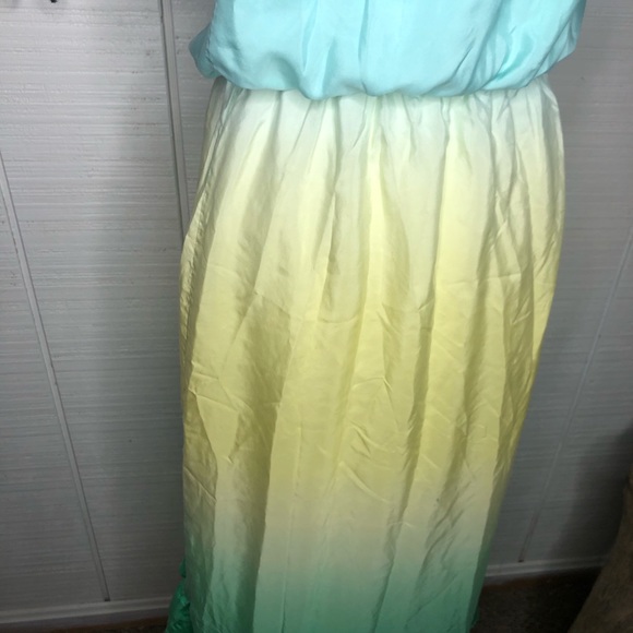 Lilly Pulitzer silk tube top high/low ombré dress - Picture 9 of 16